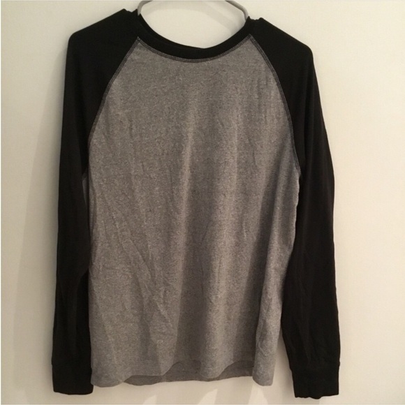 Aeropostale long sleeve lightweight men’s large tee black and gray - Picture 1 of 11
